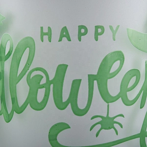 Sunny halloween matte custom candle glass jars wholesales