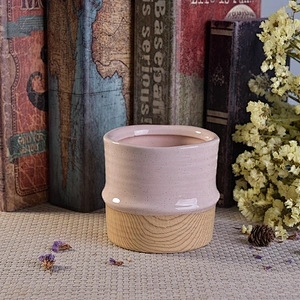 Unique ceramic scented votive candle jar customized candle holders wedding centerpieces use