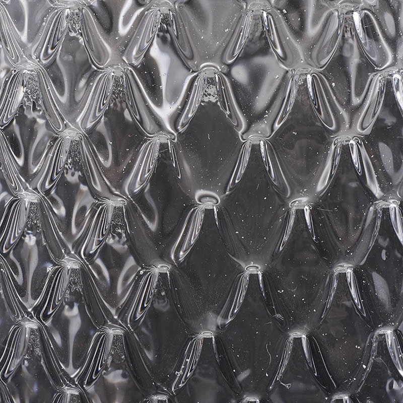 Clear crystal embossed candle cup glass candle bottle centerpieces for wedding table