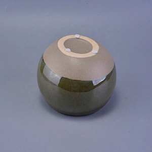 1280ml Large Stoneware Bowl Ceramic Candle Holder for Home Decoration