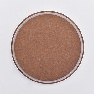Round wooden lid for glass candle jar wholesales