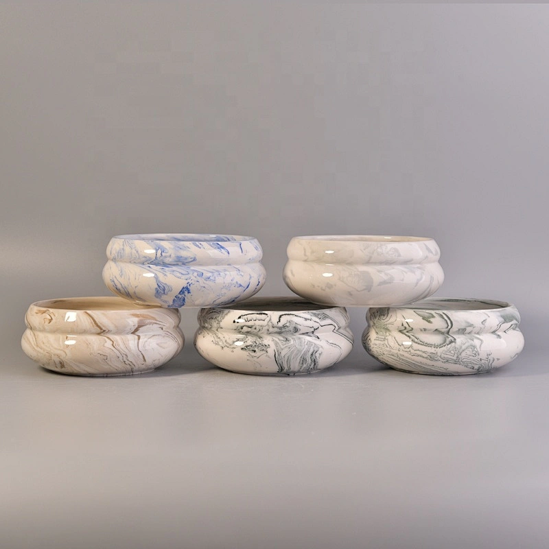 Vintage ceramic bowl votive candle vessel custom candle holders wedding centerpieces in bulk
