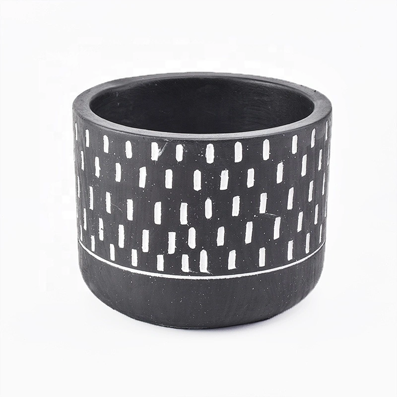 400ml round cement candle holders handmade candle jar party decoration