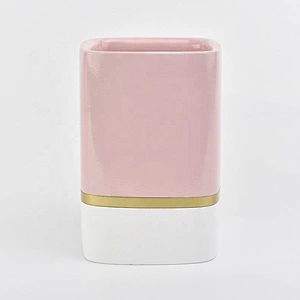 PU coating concrete candle containers