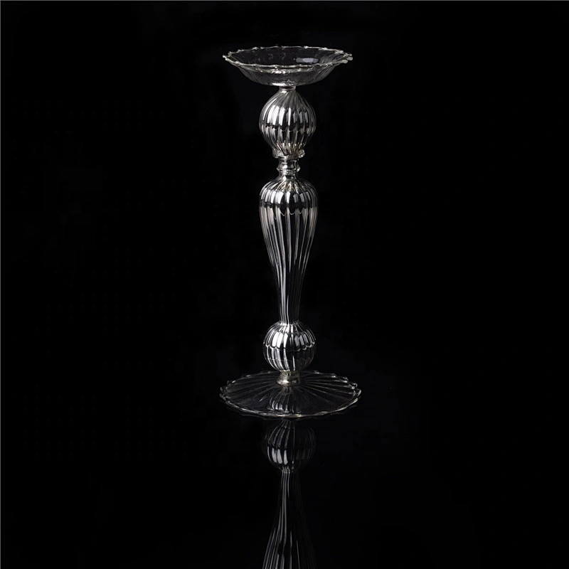 Glass candlesticks crystal globe candle holder borosilicate glass home decor