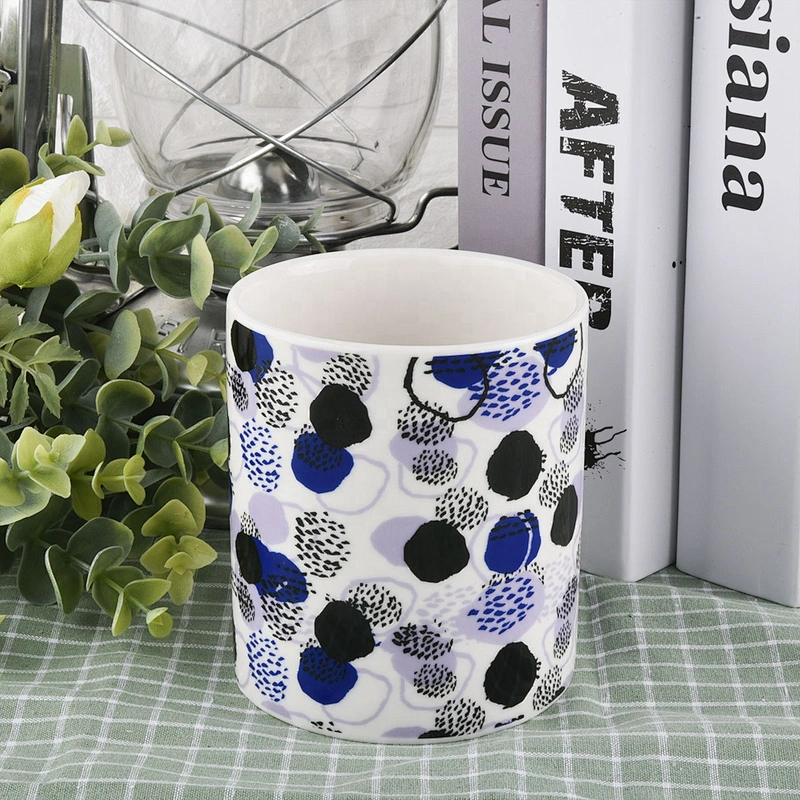 ceramic candle jars with 10oz candle filling