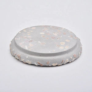 Wholesales Custom cement concrete lid for candle jars