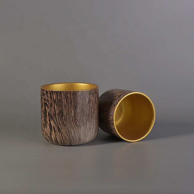400ml Matte votive ceramic candle holders for home decoration