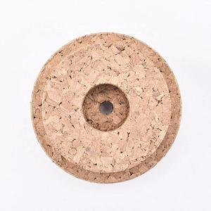 Custom round wooden lid for cork bottle tin wholesales
