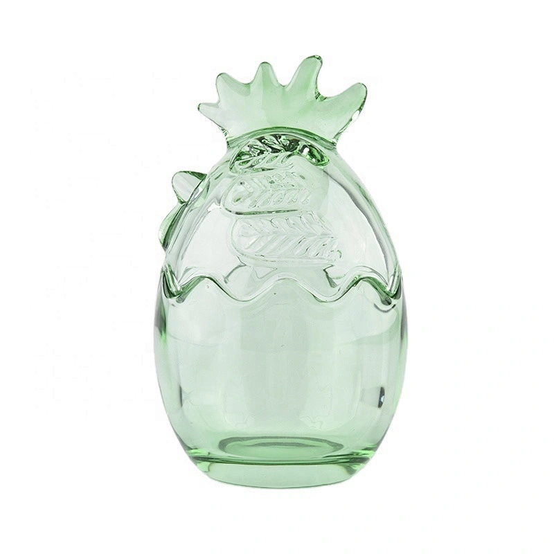 egg design glass tealigt candle holders
