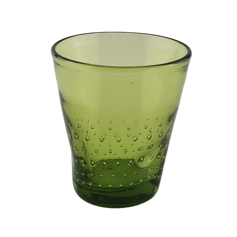 Factory price bubble tealight glass candle jars holders 6oz 8oz 10oz