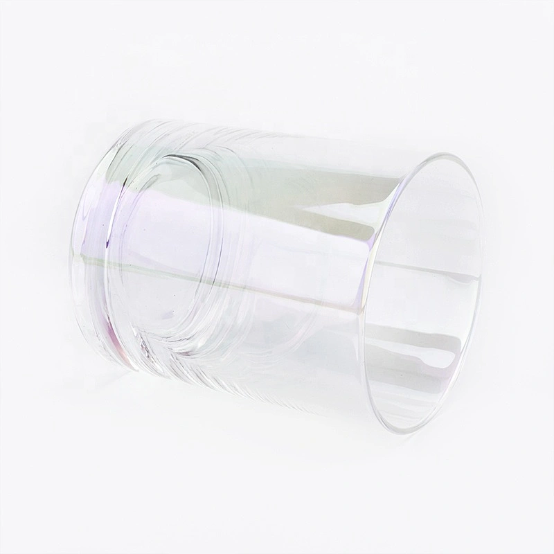 Clear candle vessel glass candle holder home decoration