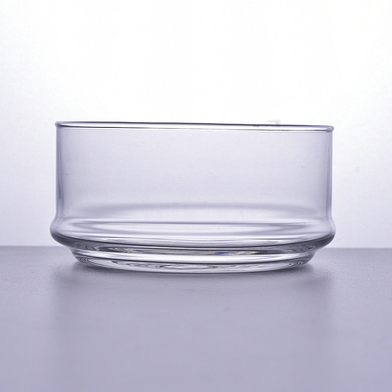 Transparent candle container glass candle vessel wholesales