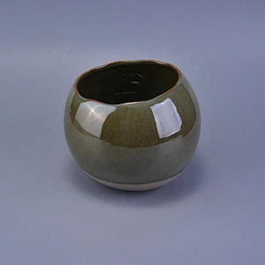 1280ml Large Stoneware Bowl Ceramic Candle Holder for Home Decoration