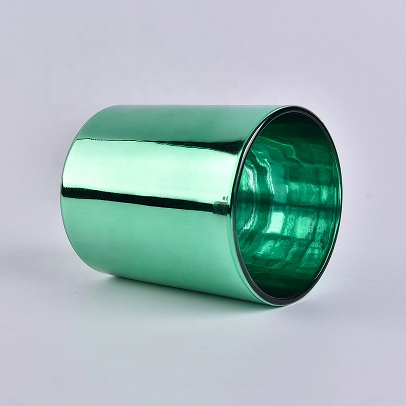 Luxury glass electroplated votive candle holder home decor in bulk