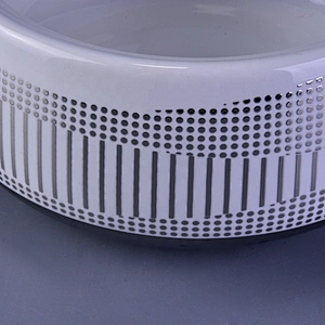 Sunny glassware custom logo silver tealight ceramic candle jar with lid