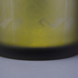 Sunny gold matte luxury votive Glass candle jars holder 10oz 20oz