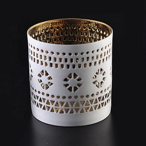 Hollow out Ceramic Candle Holder with Multi Patterns for Votive Candles Wholesales