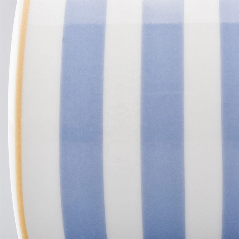 Sunny handmade empty luxury candle ceramic vessels 10oz 20oz