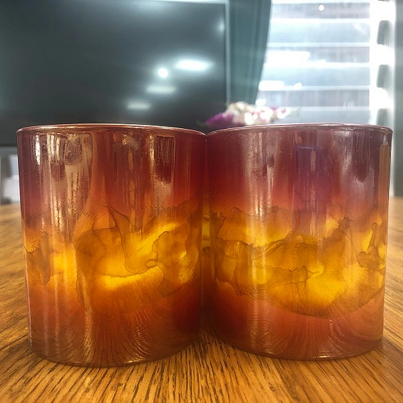Modern Design Clear glass vative Home Decorations Glass candle holders