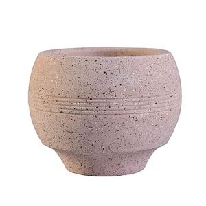 Wholesales custom round pink cement candle jar 8oz 10oz 12oz