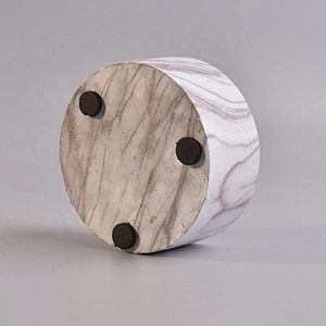Hurricane concrete candle containers round candle vessel wholesales