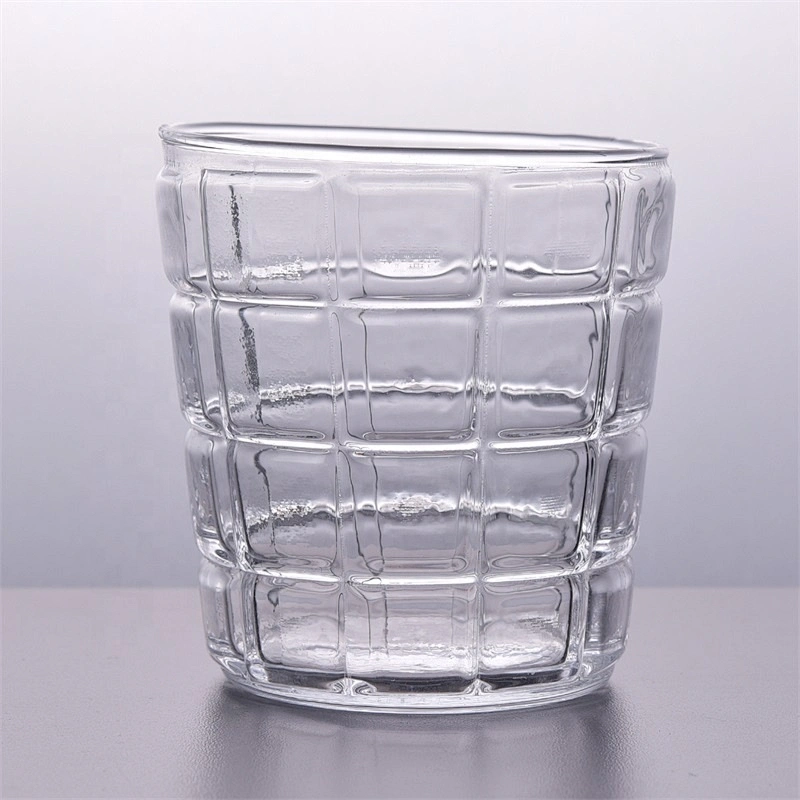 OEM Empty personalized candle container tea light glass scented candle holder party decoration in bulk