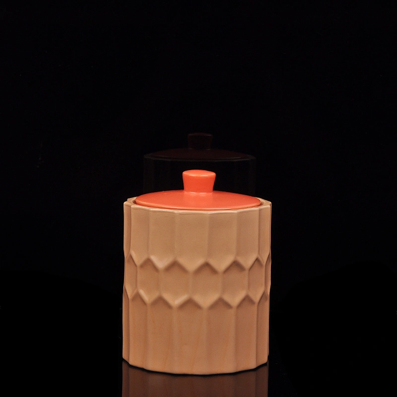 470ml Ceramic Candle Jar with Ceramic Lid Wholesales