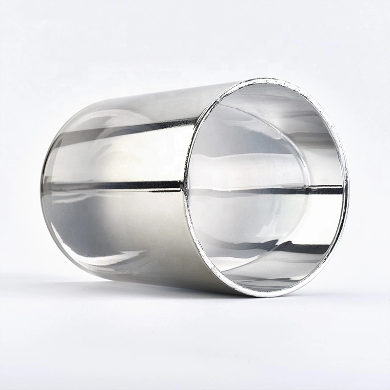 Unique glass candle holder, electroplated glass candle jars wedding centerpieces wholesale