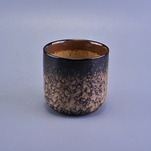 Amber frosted ceramic votive candle holders supplier