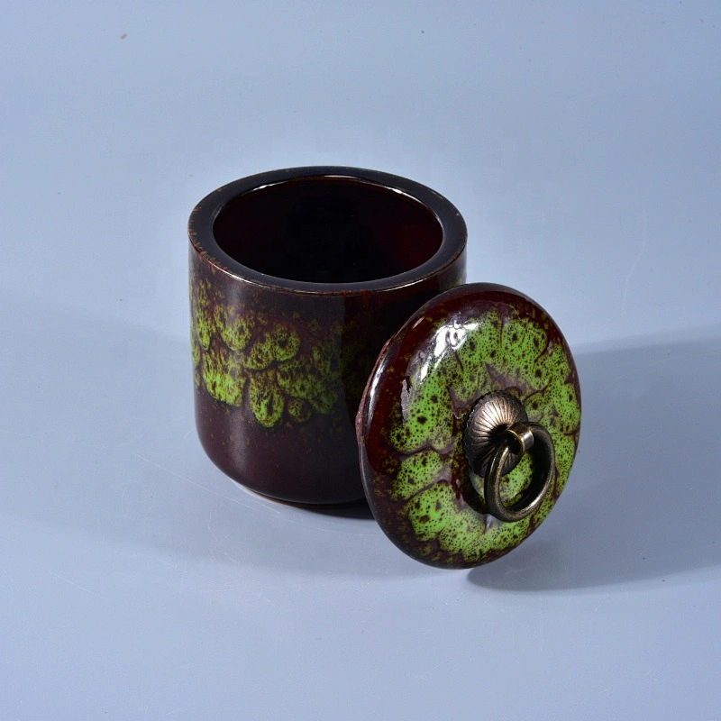 10oz 12oz 16oz Wholesales Custom luxury ceramic jar candle with lid wholesales