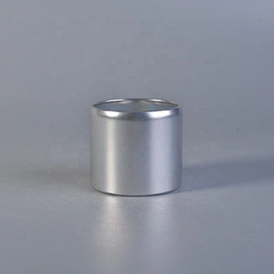 Luxury silver candle holder metal votive candle jar home decoration