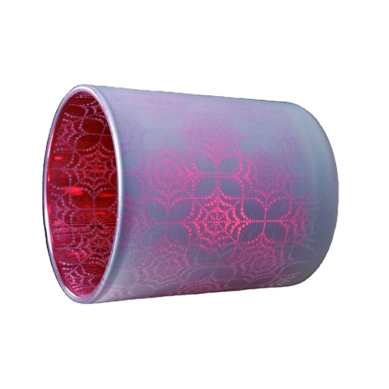 Good price cylinder spray empty luxurious glass candle containers for making candles
