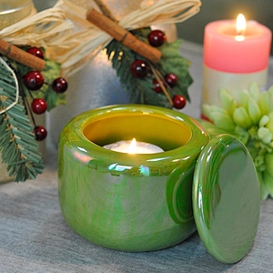 8oz 10oz 12oz Custom tealight ceramic jar and lid for candle making