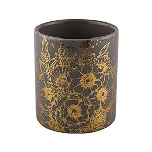 Sunny new design scented empty ceramic candle jars home decorations