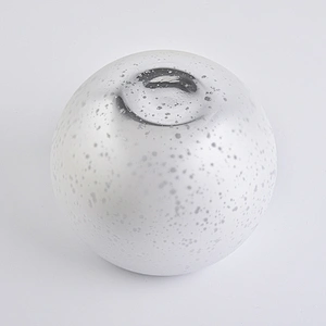 Glass  christmas ball glass candle jar unique candle jar candle holder