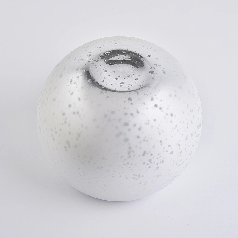 Glass  christmas ball glass candle jar unique candle jar candle holder