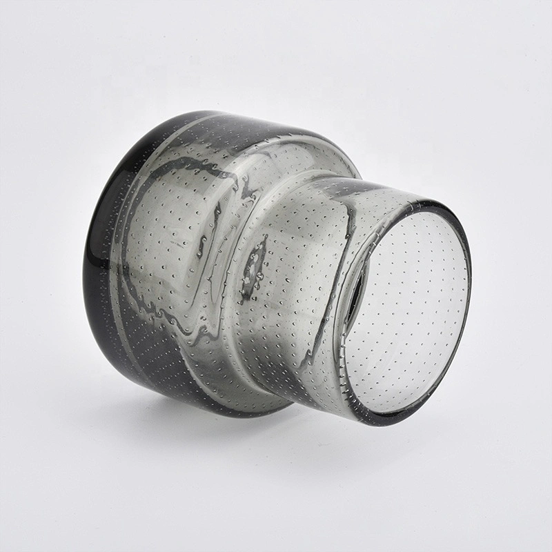 Black Glass Candle Jar Home Decor Wholesales