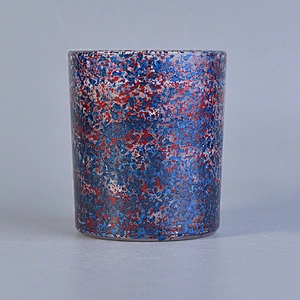 Sunny new design luxury spray cylinder tealight Glass candle holder