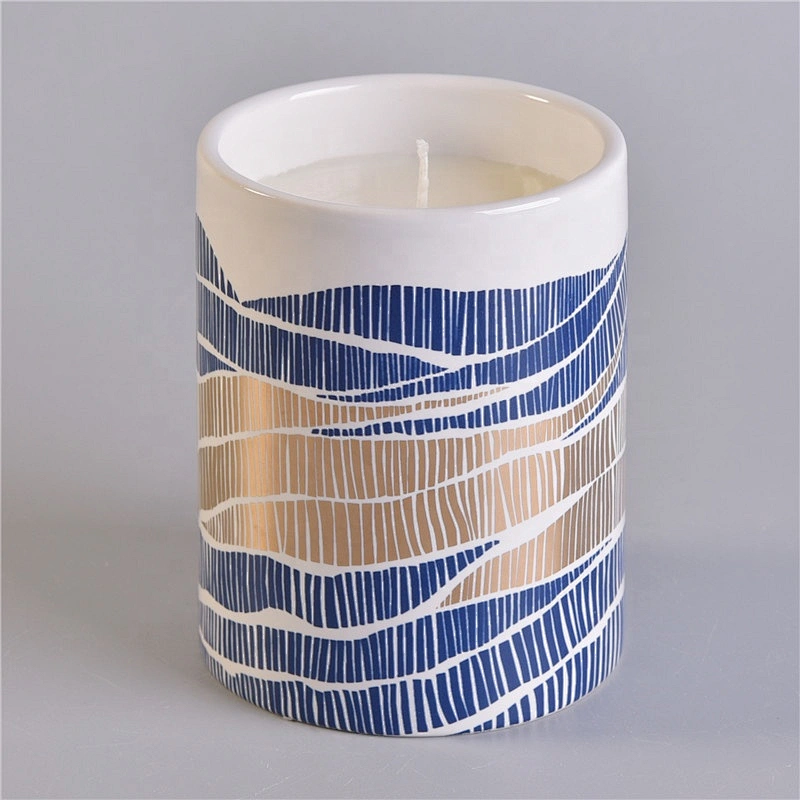 Sunny Glassware design ceramic candle jars for  candle containers wedding decor