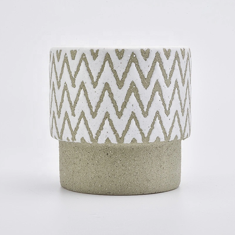 Luxury ceramic candle containers votive candle holder customized