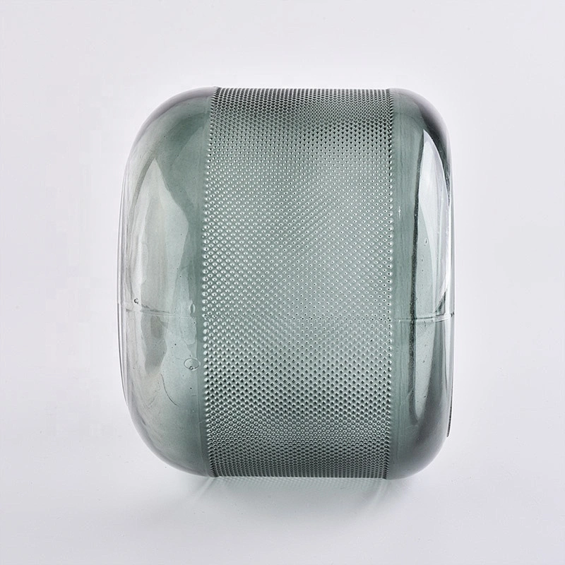 Wholesales empty round luxury glass candle container