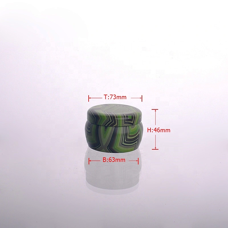 Vintage mini Metal Candle Jars Metal Container for cosmetic use wholesale