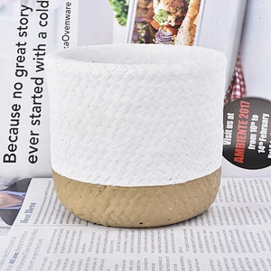 Cylinder concrete candle vessel votives candle holder home decoration