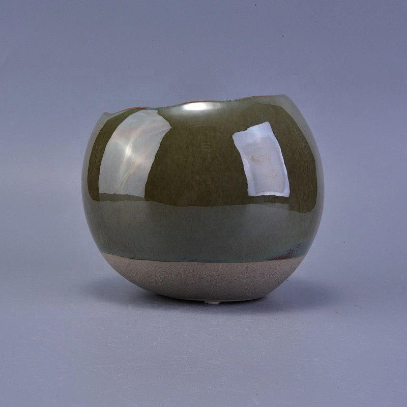 1280ml Large Stoneware Bowl Ceramic Candle Holder for Home Decoration
