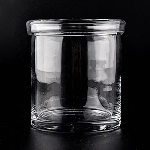 10oz 12oz Cylinder empty tealight Luxury glass candle jar
