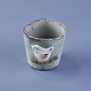 Antique Ceramic Candle Holders with Bird Home Decoration
