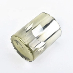 Luxury candle jar scented glass candle vessel wholesales
