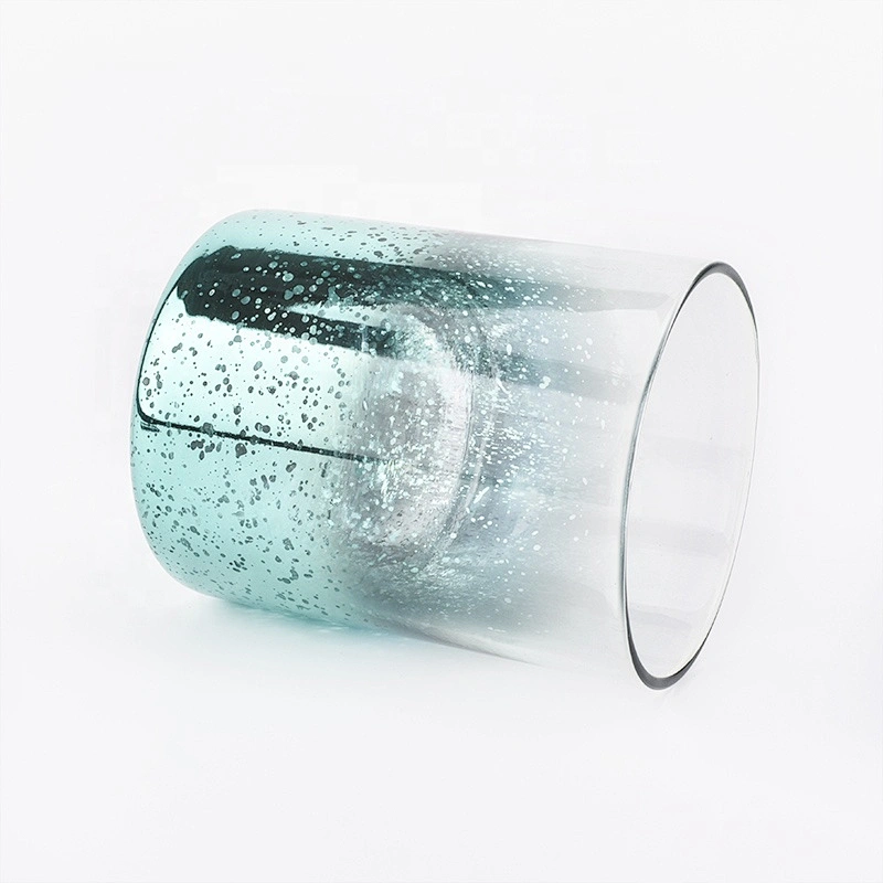 Sunny tealight Electroplating glass candle jars for candle making 10oz 14oz 16oz