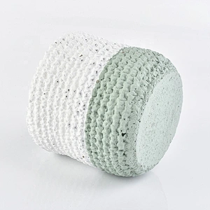510ml Green candle vessel custom cement candle holder wholesales